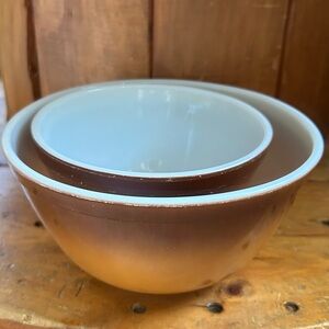 Vintage Harvest Pyrex Mixing Bowls